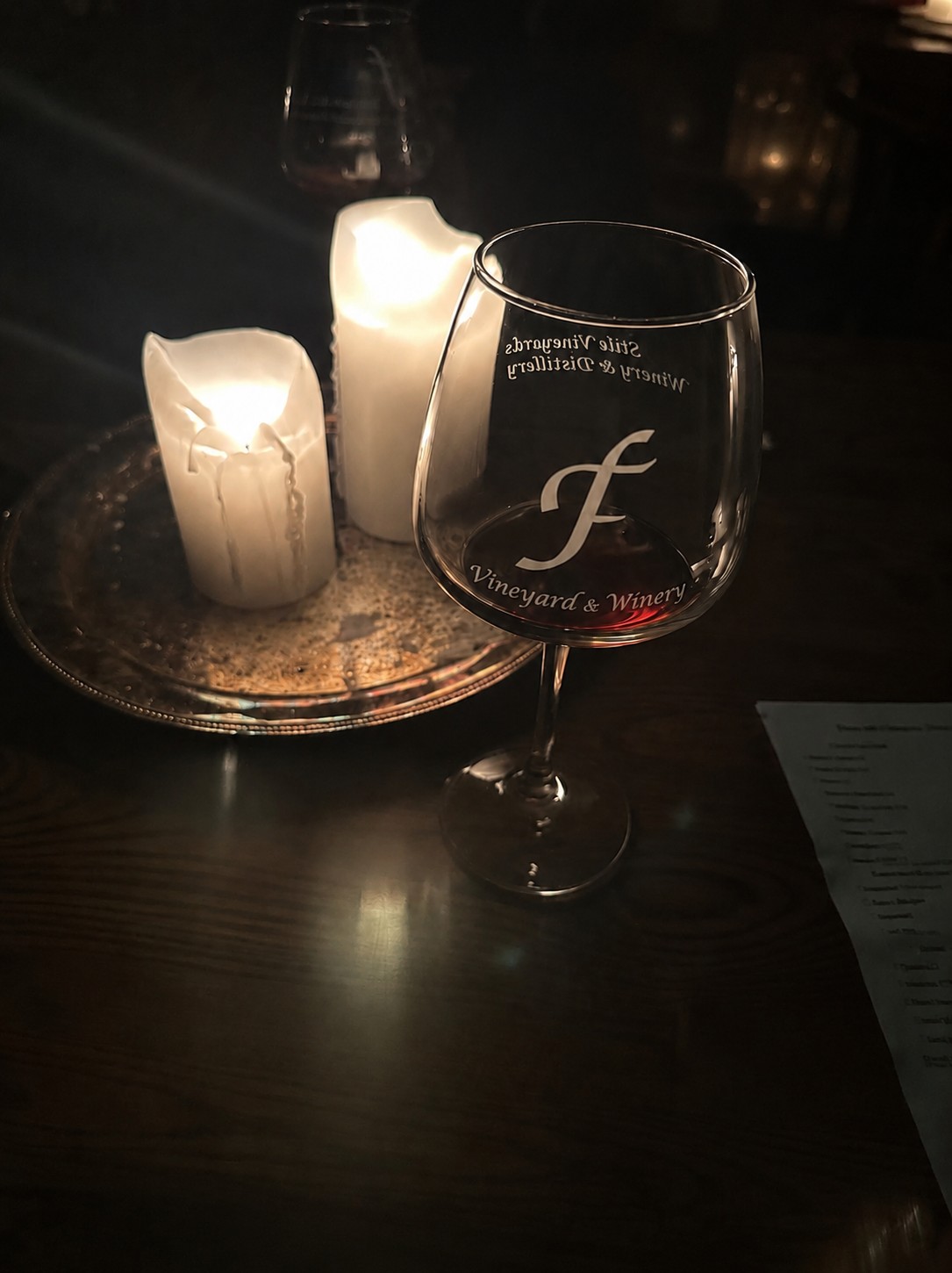 Wine cave, barrels, and wine at Fence Stile Vineyards, Winery & Distillery