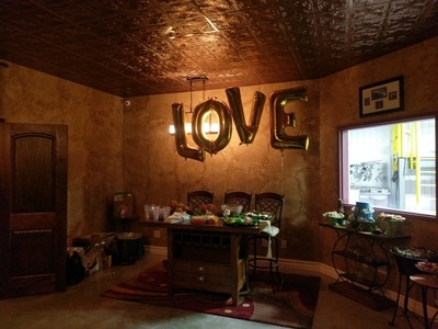 CELLAR57 and wine cave gathering space at Fence Stile