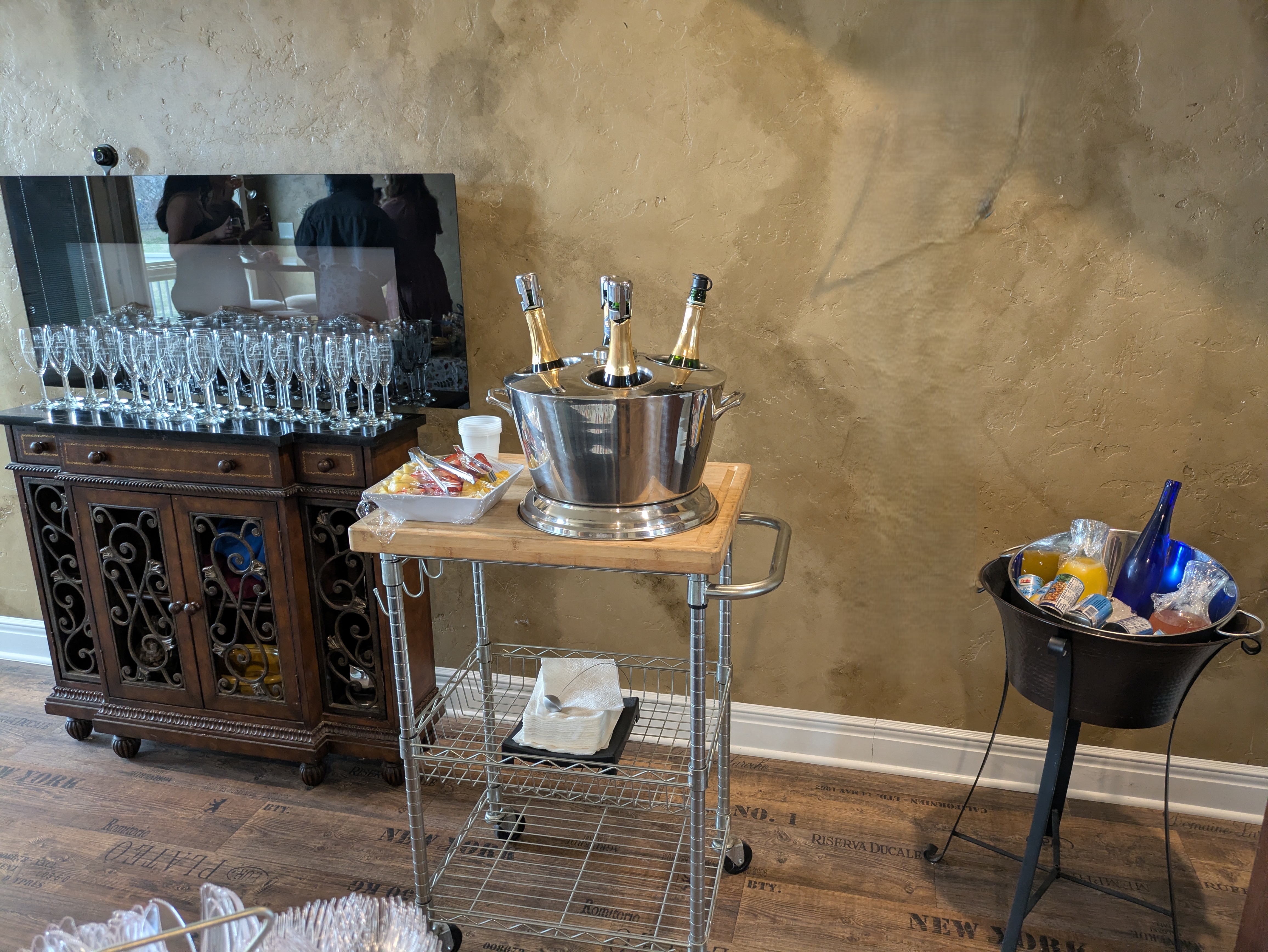 Holiday gathering at Fence Stile Vineyards and Winery