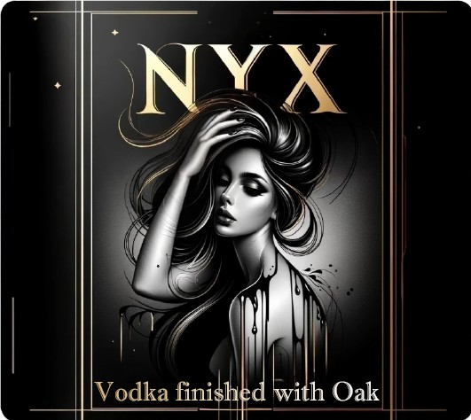 NYX Oaked Vodka Label