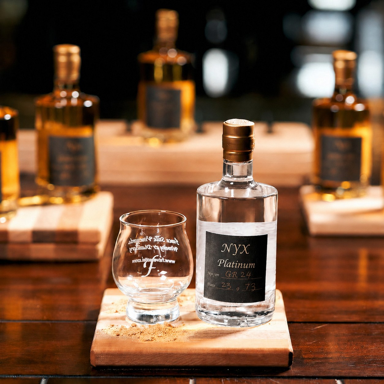 NYX Platinum Rum bottle by Fence Stile