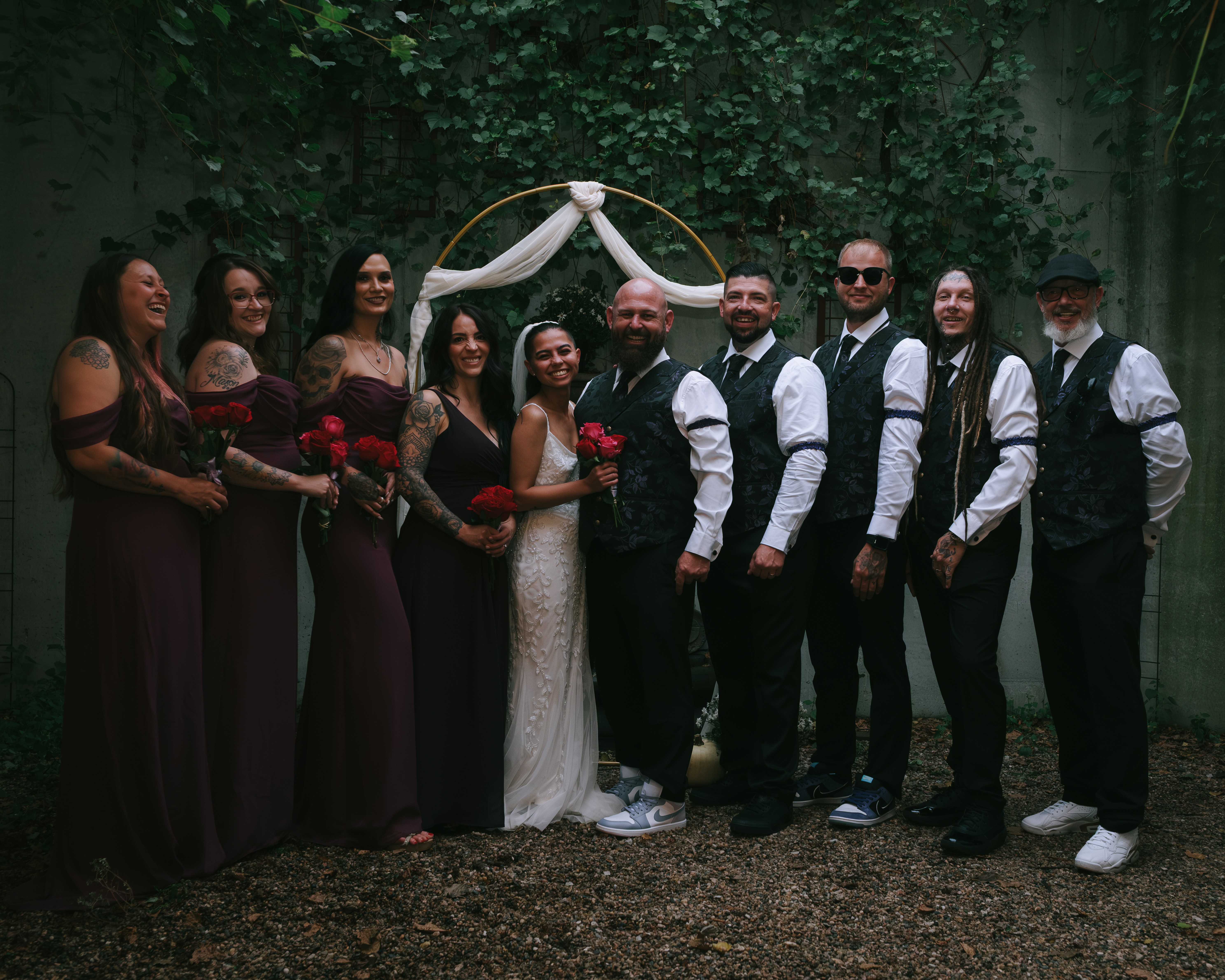Intimate wedding or celebration setting at Fence Stile
