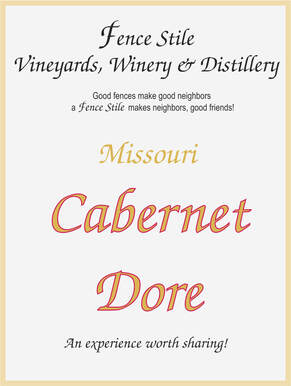 Cabernet Doré wine label