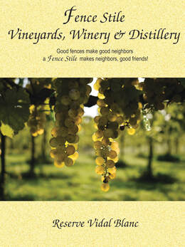 Reserve Vidal Blanc wine label
