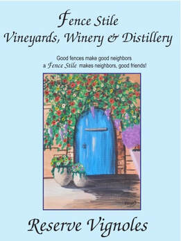 Reserve Vignoles wine label