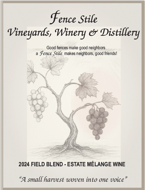 Field Blend 2024 Estate Mélange Wine label