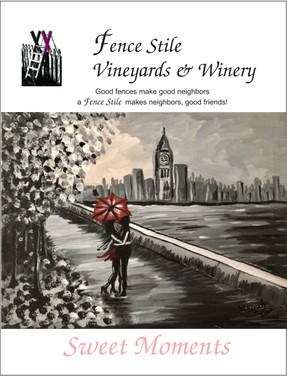 Sweet Moments wine label